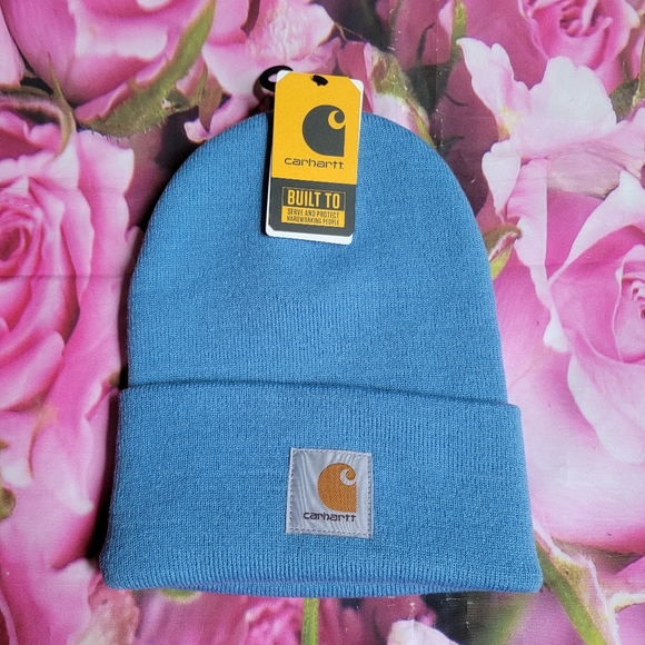 Carhartt Other - Nwt new carharrt hat adult unisex beanie hat blue